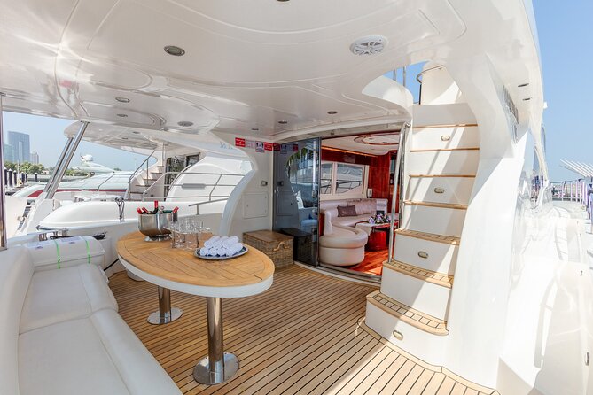 Private Yacht Dubai: Rent 61 Ft Luxury Yacht up to 30 People - Meeting and End Point
