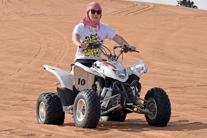Quad Bike Tour ,Bbq Dinner, Camel Ride, Sand Surf, Belly Dance and Much More - Safety and Accessibility