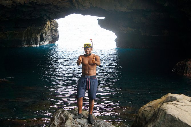 Ribeira Da Barca: Boat Trip to the Cave, Snorkeling and BBQ on the Beach - Sailing to Pilon De Achada Leite
