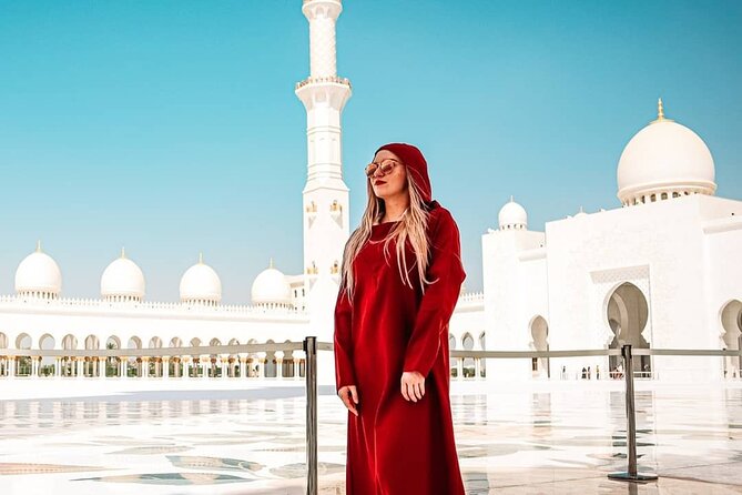 Sheikh Zayed Grand Mosque With Ferrari World From Dubai - Comfortable and Enriching Experience