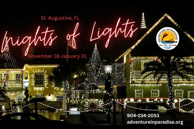 St. Augustine Private Sunset/Nights of Lights, Max 6 Passengers - Reviews and Ratings