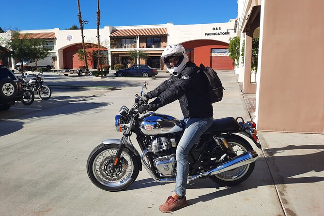 Street Motorcycle Rental in Greater Palm Springs Area - Health and Safety Considerations