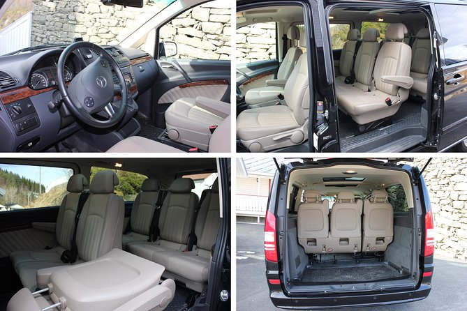 Transfer, Standard, 1-7 Pax: Bergen Airport TRANSFER - Pickup and Drop-off Details