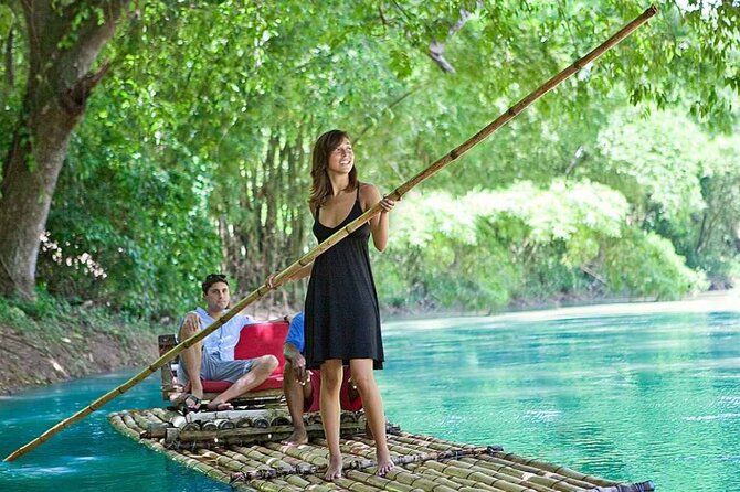 Triple Combo Bamboo Rafting With Limestone Massage ,Zip Lining and ATV - Bamboo Rafting Experience