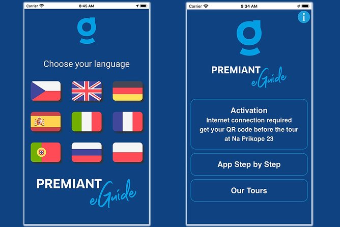 UNESCO Teplice - Premiant Eguide APP - Accessibility Information
