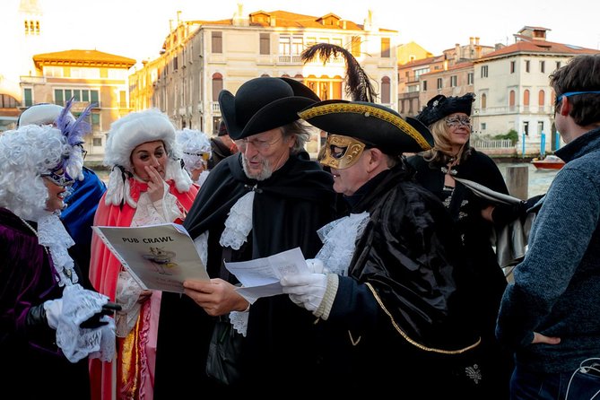 Venice: Venetian Style Carnival Pub Crawl - Included Experiences