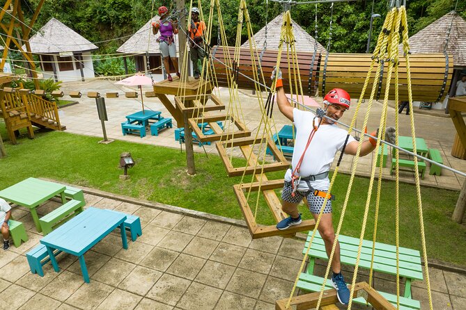 Zipline Experience & Obstacle Course at Harrisons Cave by Chukka - Transportation and Pickup