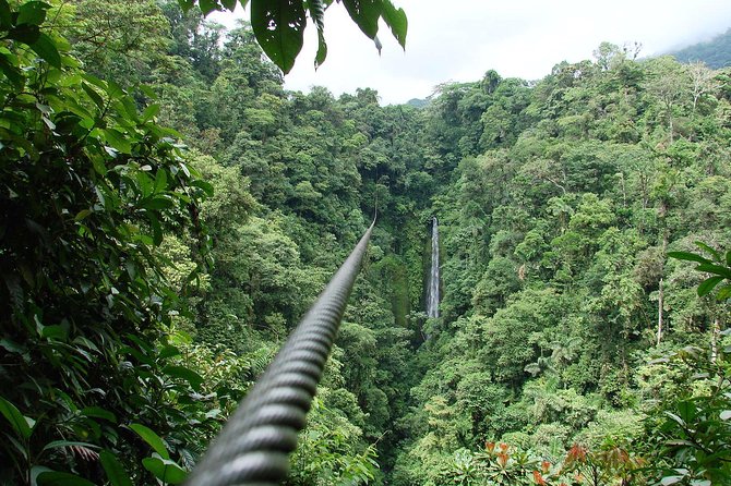 Zipline Over La Fortuna Waterfall - Soaring Over the Waterfall