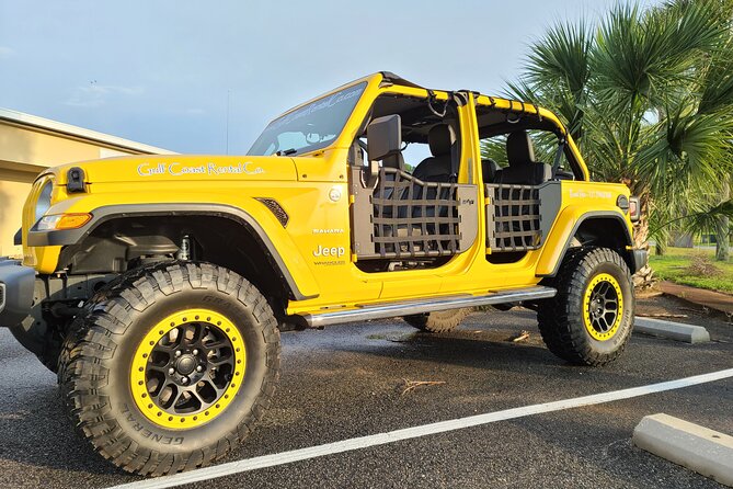 4-Door Convertible Jeep Rental in Orange Beach - Booking Process