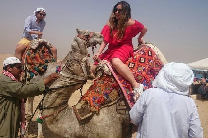 8-Hour Private Guided Tour to Giza Pyramids Memphis and Saqqara From Cairo - Camel Ride Experience