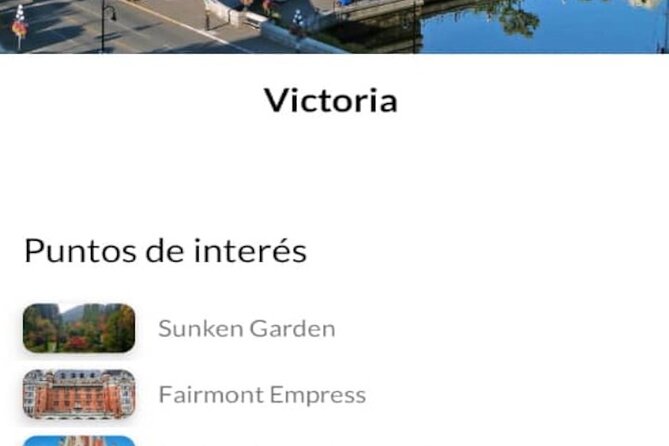 APP Self-Guided Routes Victoria With Audio Guide - Additional Important Information