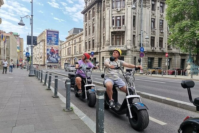 Bucharest Electric City Tour + SB Electric Center No Need Driver Licence #Green - Wheelchair Accessibility