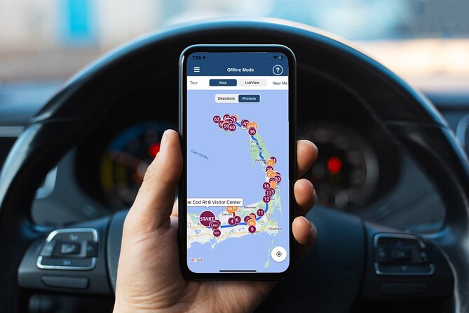 Cape Cod & Provincetown Self-Guided Driving & Walking Audio Tour - Navigating the Tour