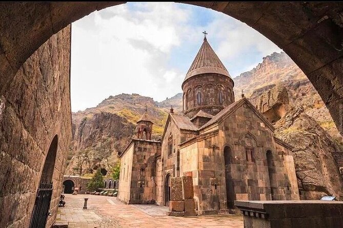 Day Trip to Garni, Geghard, Charents Arch, and Azat Canyon - Symphony of Stones Entrance