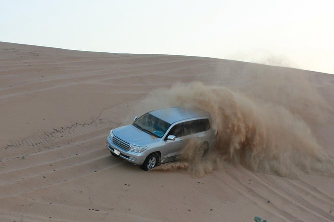 Dubai High Red Dunes Extreme Desert Safari Adventure With BBQ Dinner - Camel Rides and Falcon Photography