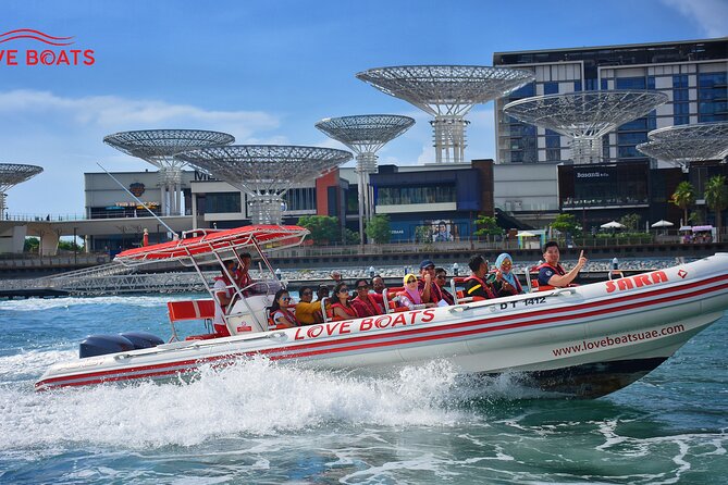 Dubai Speedboat Tour: JBR Skyline, Atlantis, Burj AlArab Optional - Tour Highlights