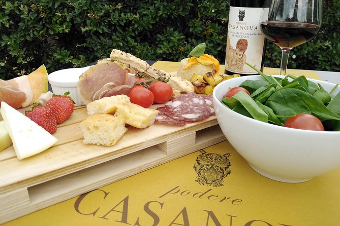 Enjoy a Meal With Wine Tasting in the Vineyard of Podere Casanova - The Vineyard of Podere Casanova