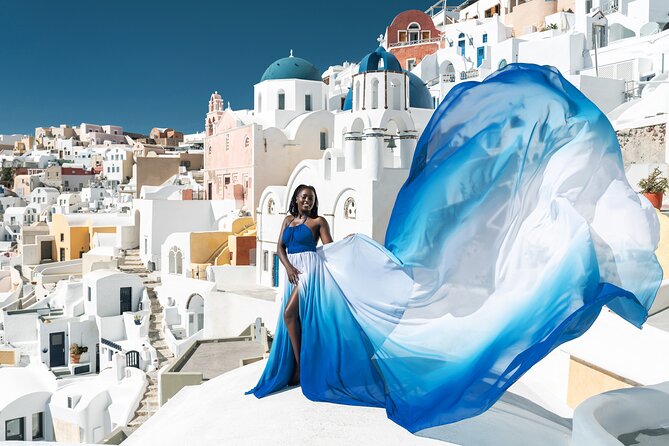 Flying Dress © Photoshoot in Santorini: Mr. President Package - Pricing and Booking
