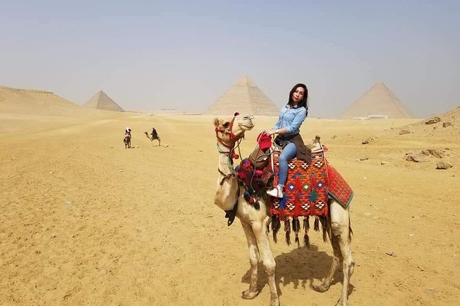 Giza Pyramids Sphinx Camel Ride Lunch With Camera Photographer - Pickup and Accessibility