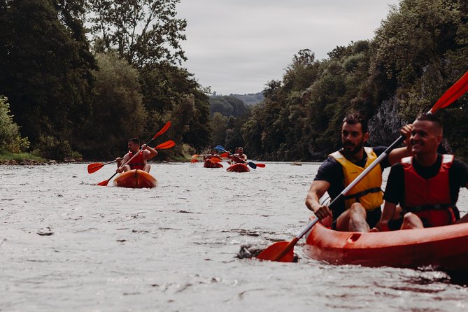 Guided Kayaking on the Nalón River Oviedo - Post-Excursion Dip in River