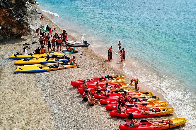 Kayak Day Drymades - Gjipe Review - Meeting Point and Tour Duration