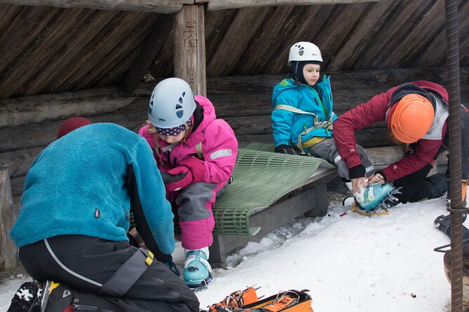 Kid's Ice Climbing Adventure in Pyhä-Luosto, Finland - Opportunity to Learn Ice Climbing Skills