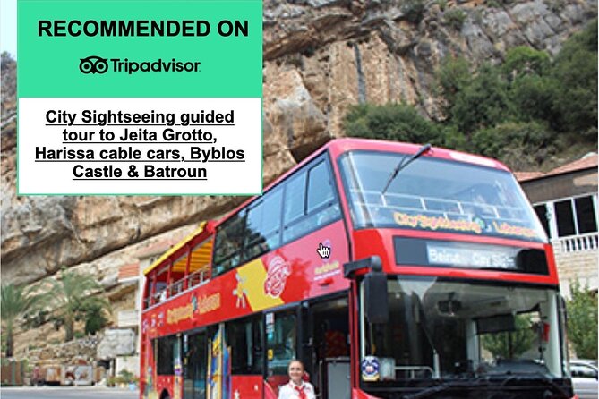 Lebanon Tour Jeita-Harissa & Byblos W/Pickup,Lunch,Entries +Guide - Inclusion Details and Pickup/Meeting Info