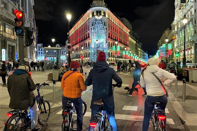 Madrid Christmas Lights Bike Night Tour - Health and Accessibility
