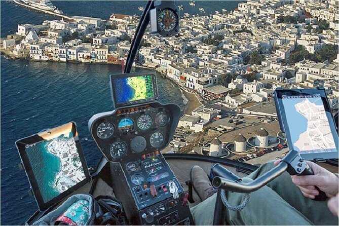 Milos to Santorini Helicopter Flight - Milos Sights From Above