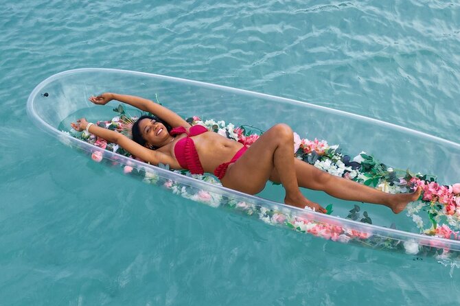 Private-Drone Photo Shoot & Video in a Clear Kayak With Transport - Group Size and Pricing