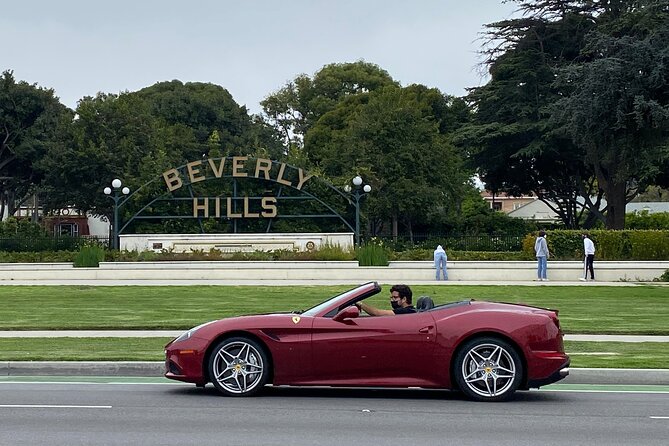 Private Ferrari California T Drive From Hollywood to Sunset Plaza - Driving Route Highlights