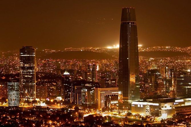 Private Night City Tour With San Cristobal Hill and Dinner Show - Santiago City Sights