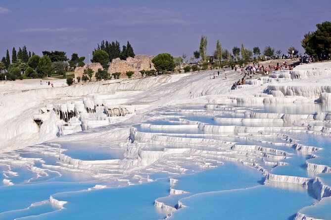 Private Pamukkale and Hierapolis Day Tour From Kusadasi - Swimming in Cleopatras Pool