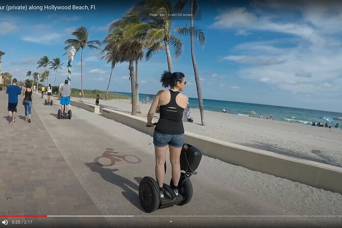 Private Segway Tours Along Hollywood Beachs Broadwalk - Convenient Tour Times