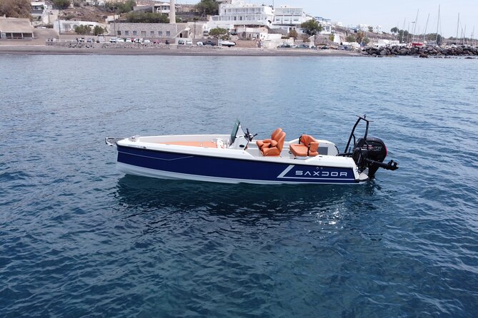 Santorini Half-Day Boat Charter: License Required, Fuel Extra - Meeting Point and Duration