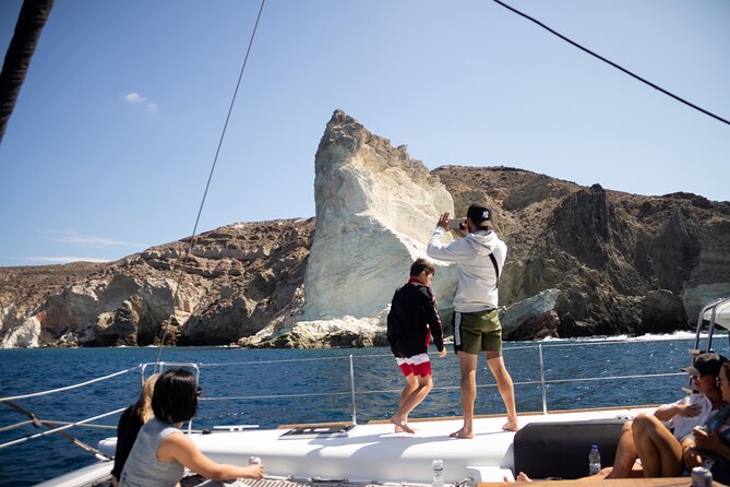 Santorini Sailing Catamaran Daily Cruises W/ Greek BBQ @Thirasia - Cancellation and Support