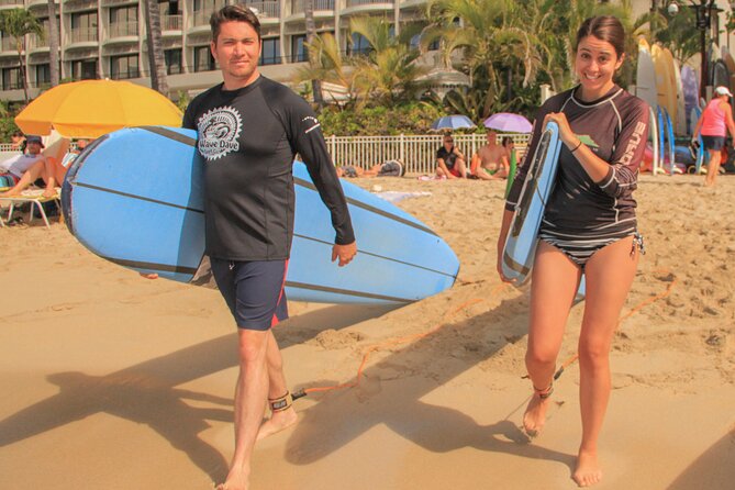 Semi-Private Surf Lesson for 2 or 3 People on Waikiki Beach - Meeting and Check-In Location