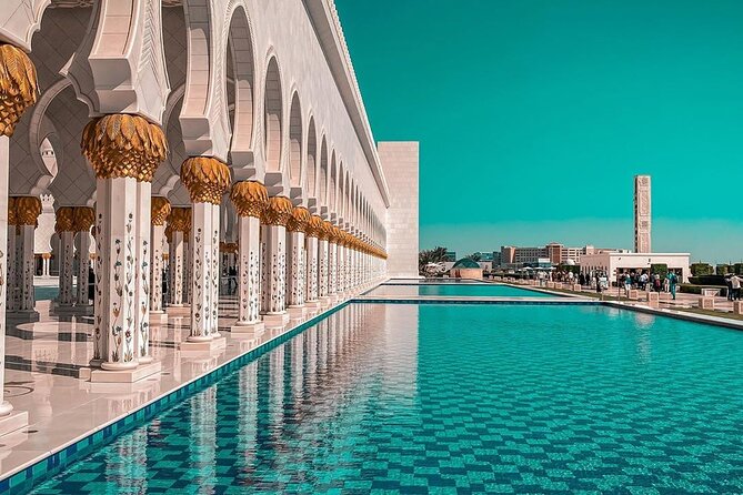 Sheikh Zayed Grand Mosque With Ferrari World From Dubai - Pickup and Transportation Details