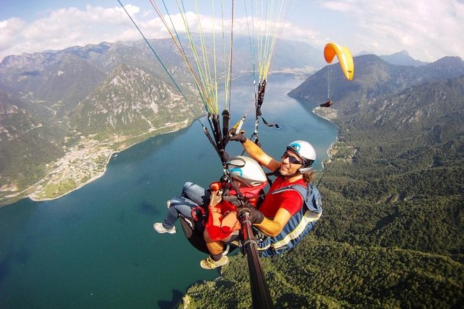 Tandem Paragliding Flight in Lombardy - Safety Briefing and Equipment Check