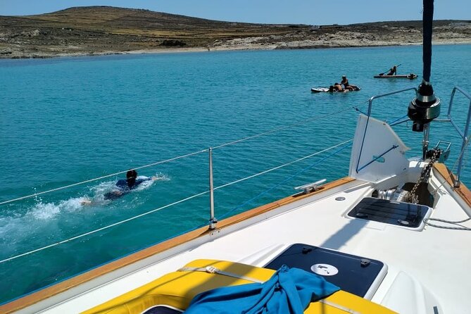 All Incl. Rhenia & Sunset at Little Venice, Hotel/Cruise Pickup - Rhenia Island Exploration