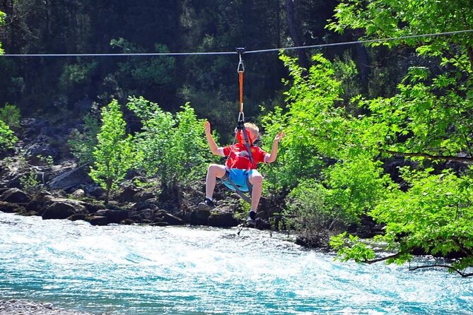Antalya Full-Day Combo Tour Jeep Rafting and Zipline - Getting There and Nearby Attractions