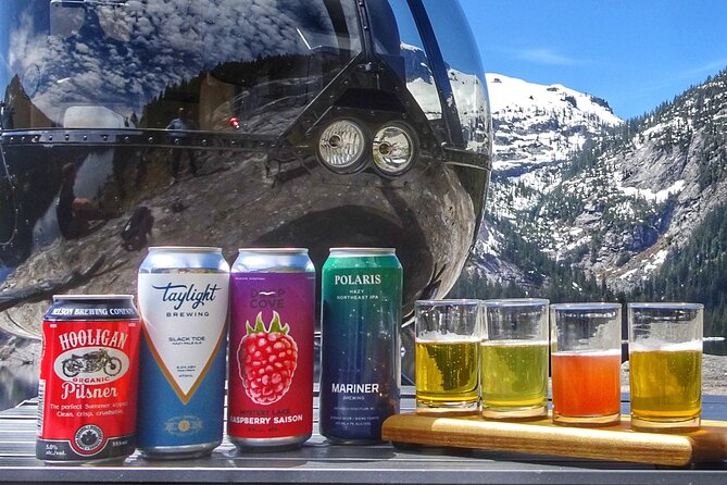 Backcountry Beer Tasting Helicopter Tour & Landing (Depart YPK) - Craft Beer Tasting Experience