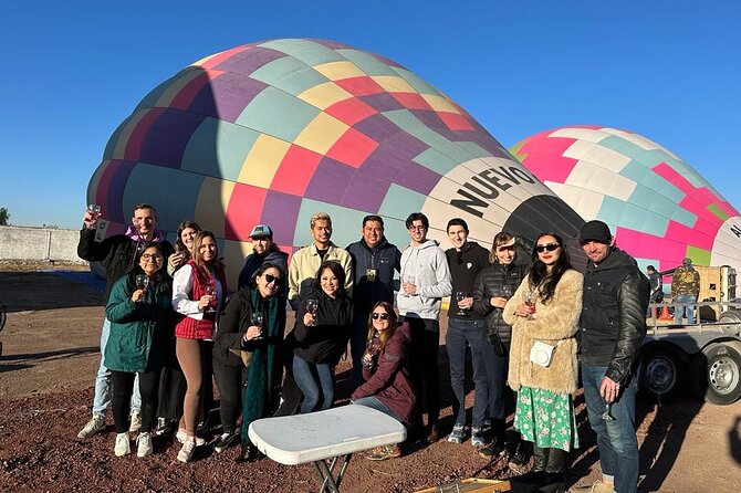 Balloon Flight + Breakfast in Cave + Pyramids + Pick up Cdmx. - Guided Tour of the Pyramids
