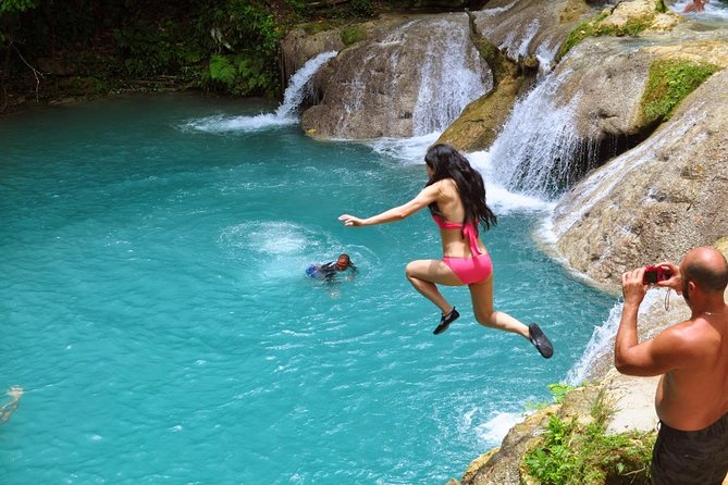 Blue Hole and Secret Falls Day Trip Plus Shopping From Falmouth - Shopping and Lunch Opportunity