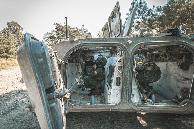 BMP Tank Ride & Magfed Paintball Adventure Prague - Booking and Confirmation Details