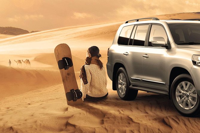 Camel Trekking and Morning Safari With Sand Boarding - Sandboarding Down the Dunes