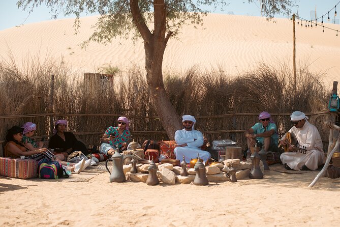Dubai: Al Marmoom Oasis With Private Bedouin Tent & Dinner - Camel Ride and Sunset Photo