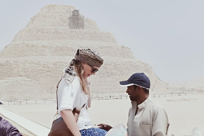 Giza Pyramids,Great Sphinx,Sakkara , Egyptian Museum ,Camel Ride From 15$ - Pricing and Booking Information