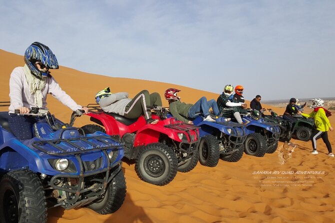 Merzouga One Hour Quad Bike Adventure Tour - Oasis With Palm Trees Encounter