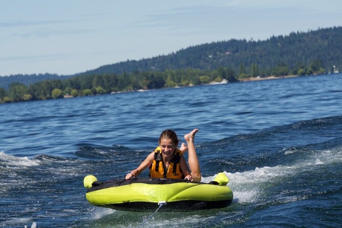 Private Towed Tubing Spinner at Baynes Sound, Union Bay - Safety Considerations
